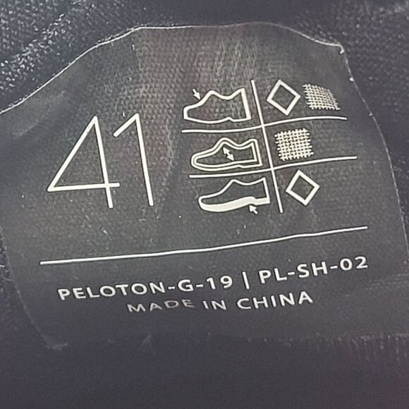 Peloton Cycling Spin Women's Black White Red Shoes US Size 10 EU 41 - Picture 8 of 8